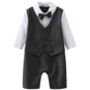 Baby Boy's All In One Outfit With Waistcoat Set, thumbnail 3 of 5
