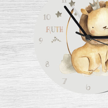 Child's Safari Personalised Clocks, 2 of 8