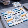 Transport Personalised Placemat, thumbnail 5 of 8