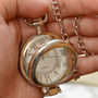 Engraved Pocket Watch With Standing Lid, thumbnail 3 of 5
