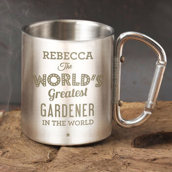 Personalised The World's Greatest Stainless Steel Mug, 4 of 5