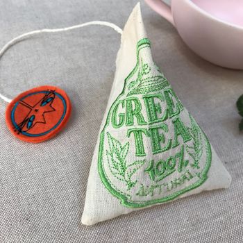 Catnip Green Tea Bag, Cat Toy, 3 of 7