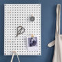 White Pegboard And Wooden Pegs, thumbnail 5 of 5
