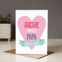 Personalised 'Loves Daddy' Card, thumbnail 2 of 3