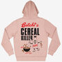 Cereal Killer Unisex Graphic Hoodie In Peach, thumbnail 2 of 2