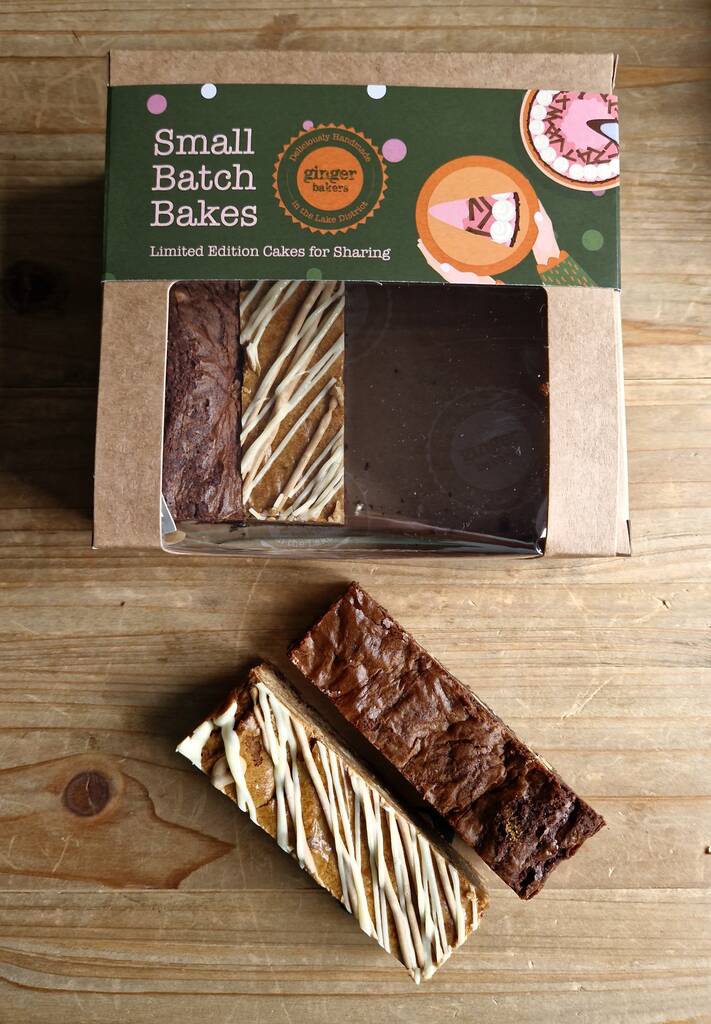 Brownie And Blondie Box By Ginger Bakers