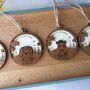 Personalised 1st Christmas Ornament – Woodland Animals, thumbnail 8 of 9