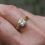 One.5ct Cushion Cut Engagement Ring, thumbnail 3 of 4