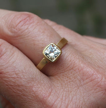 One.5ct Cushion Cut Engagement Ring, 3 of 4
