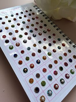 Assorted Designs Fancy Six Page 612 Bindi Booklet, 5 of 9