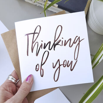Thinking Of You Card | Sympathy Card For Friend, 2 of 3