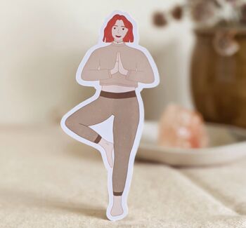 Yoga Pose Stocking Filler Sticker Set, 4 of 4