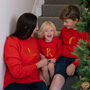 Personalised Initial Children's Christmas Jumper, thumbnail 5 of 7