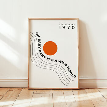Wild World Retro Giclée Art Print, 2 of 4