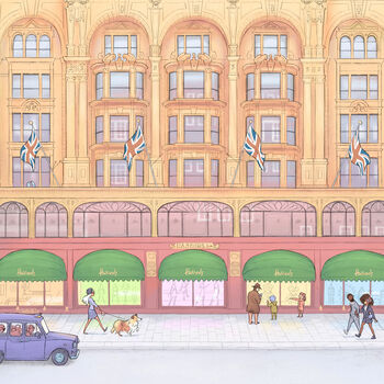 Harrods Store London Fine Art Print, 2 of 5