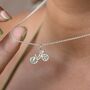 Personalised Bicycle Necklace, thumbnail 1 of 6