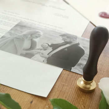 A Letter To My Husband On Our Wedding Day Personalised Keepsake, 6 of 10