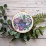 Succulents Modern Embroidery Pattern, thumbnail 8 of 9