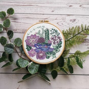 Succulents Modern Embroidery Pattern, 8 of 9