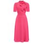 Kathy Dress In Raspberry Vintage 1940s Style, thumbnail 1 of 3