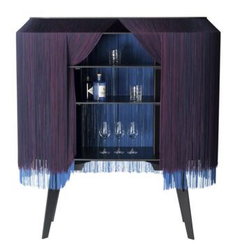 Luxe Fringe Bar Cabinet, 3 of 6