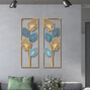 Nordic Gold Leaf Metal Wall Art Decor, Three Designs, thumbnail 7 of 12