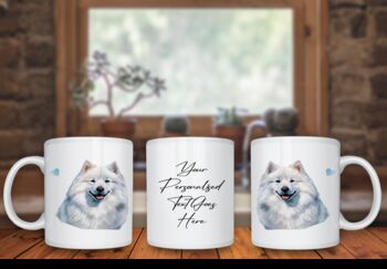 Personalised Samoyed Dog Hearts Pet Gift Mug, 2 of 2