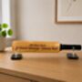 Personalised Cricket Bat Mini With Optional Stand, thumbnail 1 of 12