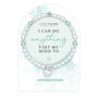 Affirmations Bracelet I Can Do Anything, thumbnail 1 of 4