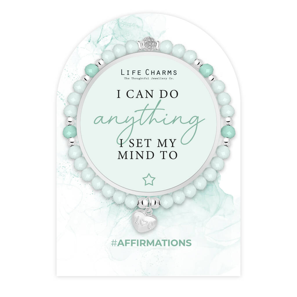 Affirmations Bracelet I Can Do Anything, 1 of 4