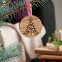 Personalised Christmas Tree Decoration, thumbnail 1 of 5