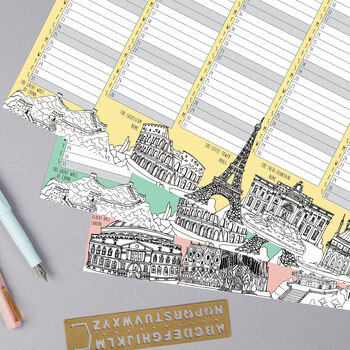 2026 Whole Year Wall Planner, 6 of 6