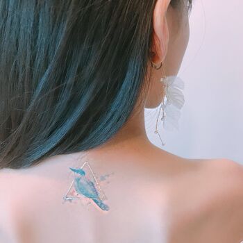 Blue Bird Temporary Tattoo, 4 of 4