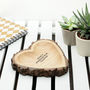 Personalised Carved Wooden Heart Dish, thumbnail 4 of 4