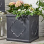 Monviso Black Embossed Planter, thumbnail 5 of 7