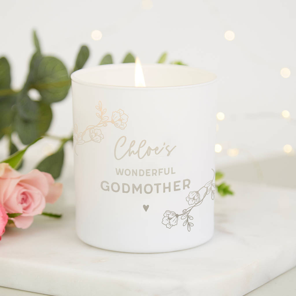 godmother christening gift candle by norma&dorothy | notonthehighstreet.com