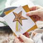Personalised Fathers Day Shooting Star Card, thumbnail 1 of 4