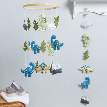 Dinosaur Mobile Felt Craft Kit, 7 of 7