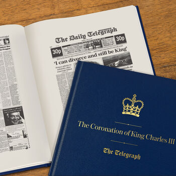 King Charles Personalised Deluxe Royal Coronation Book, 5 of 10