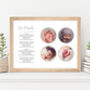 Use Your Own Wedding Photos And Reading Personalised Handmade Print, thumbnail 3 of 6