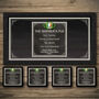 Shamrock Inn Personalised Home Pub Sign Man Cave Sign, thumbnail 6 of 9