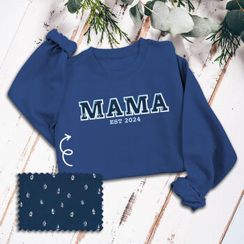 Personalised 'Mummy' Appliquéd Family Sweatshirt, 6 of 11