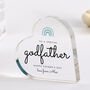 Special Godfather Personalised Father’s Day Plaque Gift, thumbnail 1 of 4