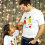 Christmas T Shirt Set With A Child's Drawing, thumbnail 1 of 6