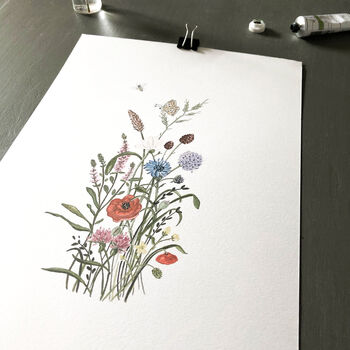 Make A Meadow Wildflower Art Print, 3 of 3