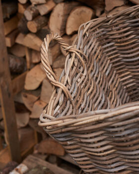 Square Rattan Log Basket, 7 of 9