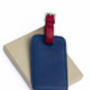 Soft Leather Luggage Tag Colourful Personalised Gift, thumbnail 5 of 12