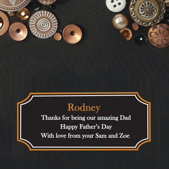 Personalised Father's Day Copper Letter, 2 of 8