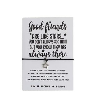 Friends Are Like Stars Wish Bracelet | Gift For A Friend, 4 of 7