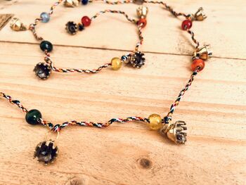 Mini Indian Bells Wind Chime Garland, 5 of 5